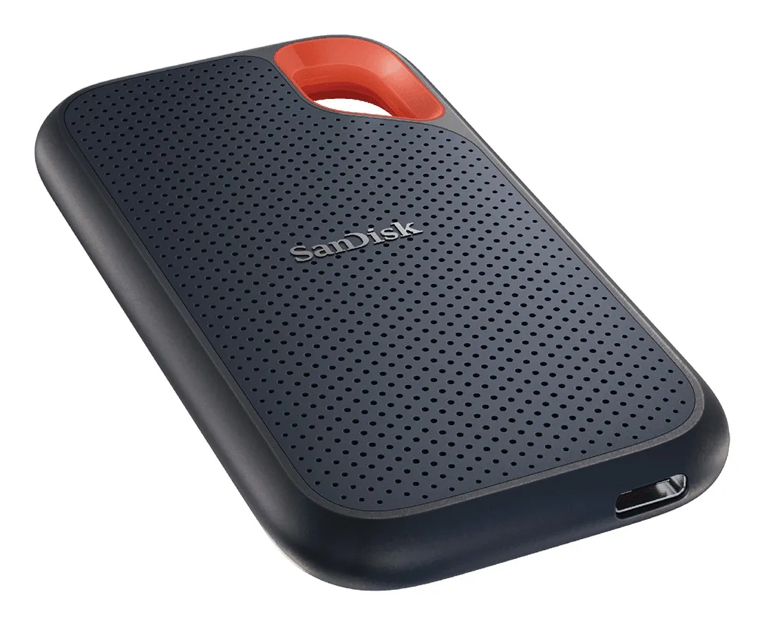 SanDisk Extreme Portable 1TB USB-C - External SSD, Black