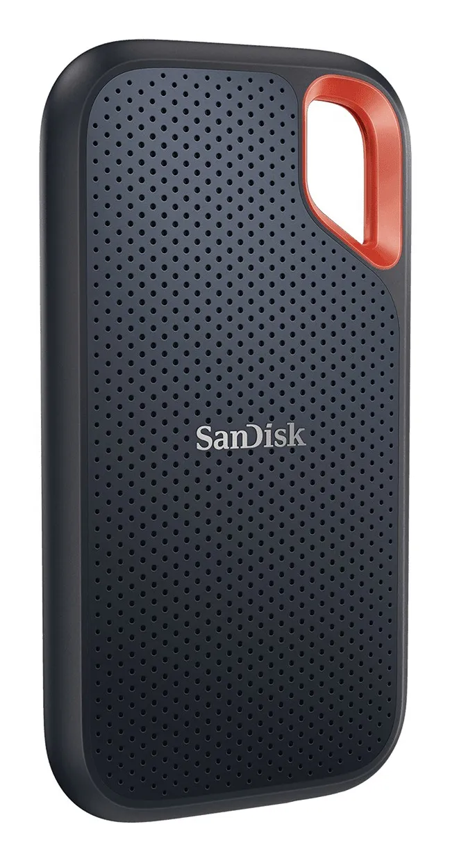 SanDisk Extreme Portable 2TB External SSD with USB-C, Rugged, Hardware Encryption, Password Protection, Black