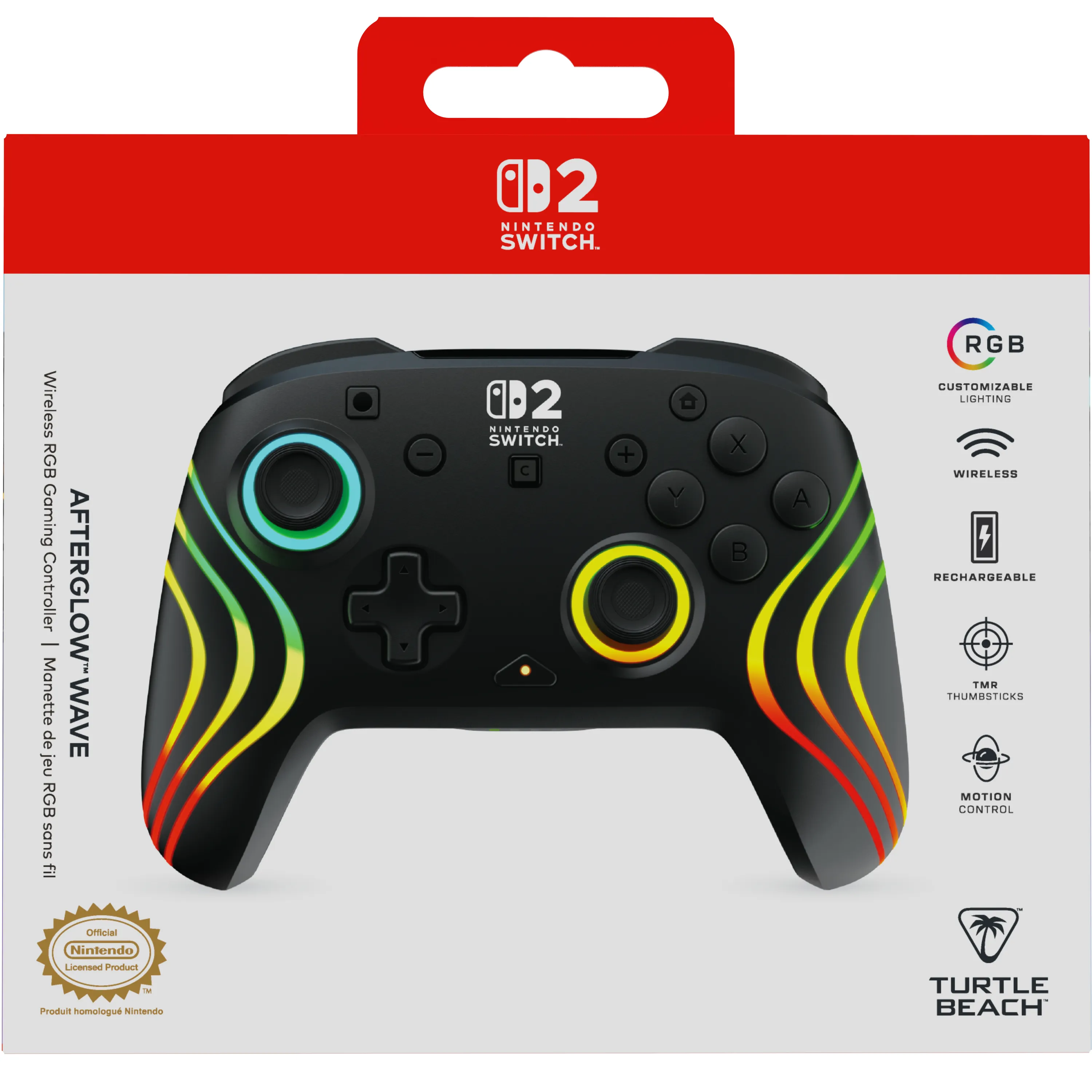 Turtle Beach Afterglow Wave Wireless Controller for Nintendo Switch - Black