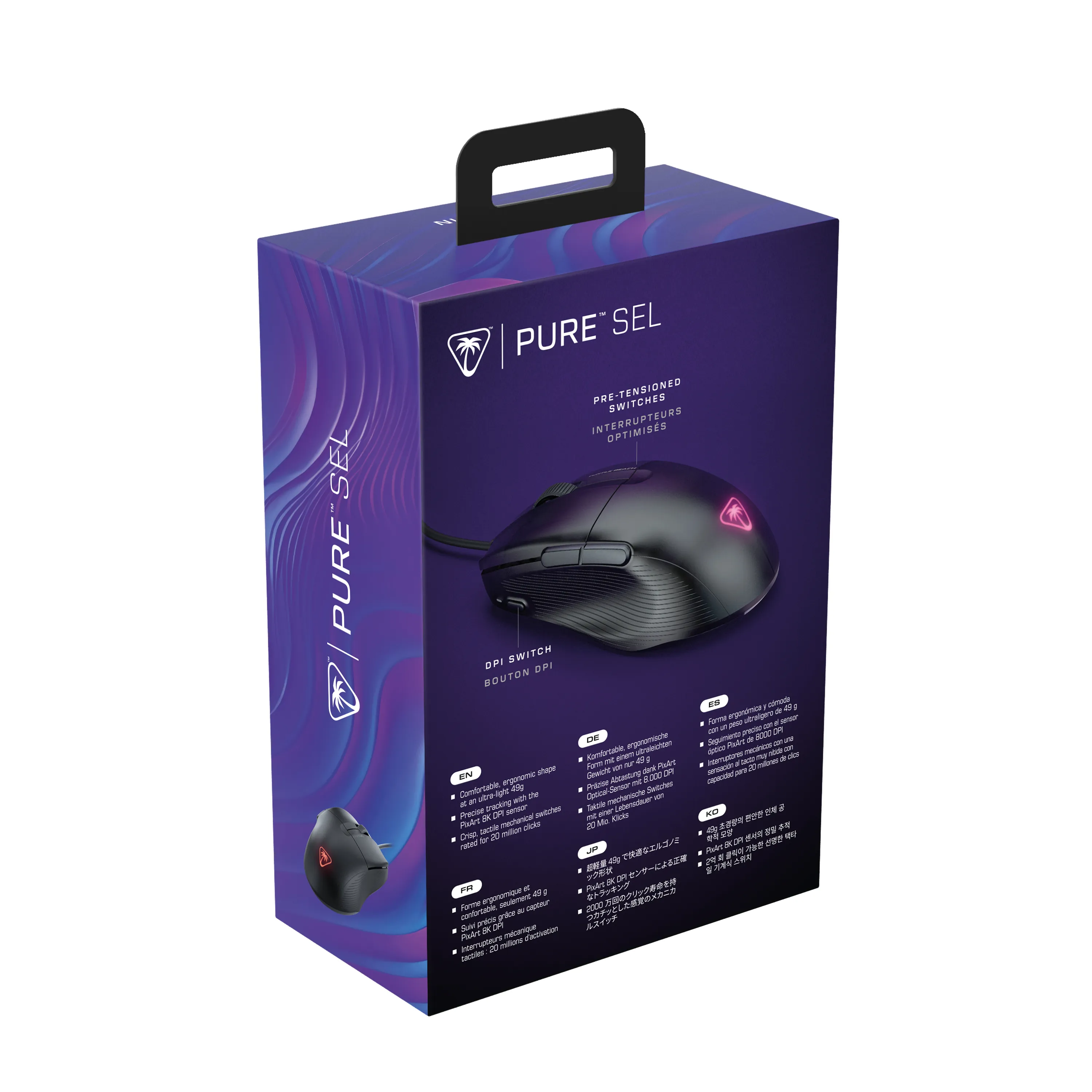 Turtle Beach Pure SEL Wired Gaming Mouse, Black