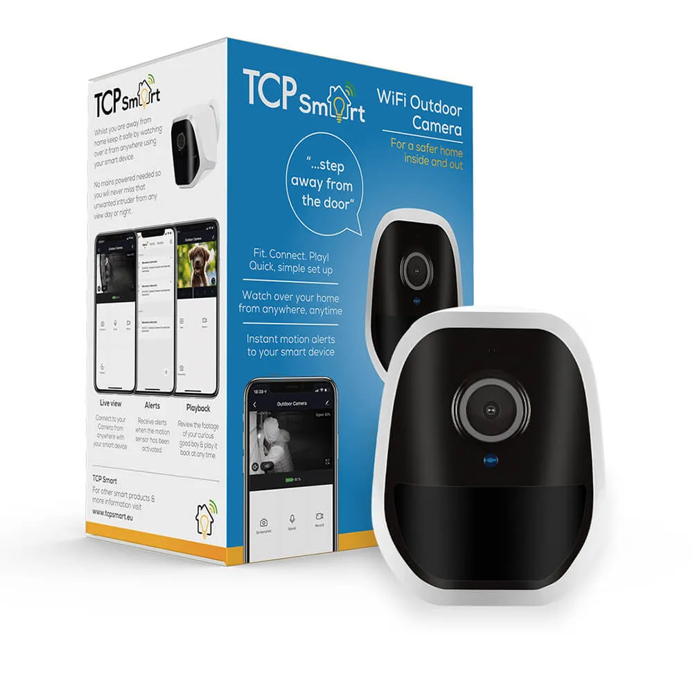 TCP Smart 1080p 16 GB - WIFI Utomhuskamera