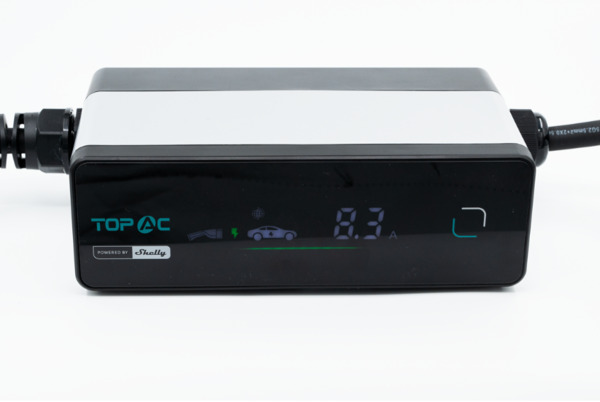 TopAC Portable EV Charger 11kW - Shelly-compatible electric vehicle charger for a high-power outlet