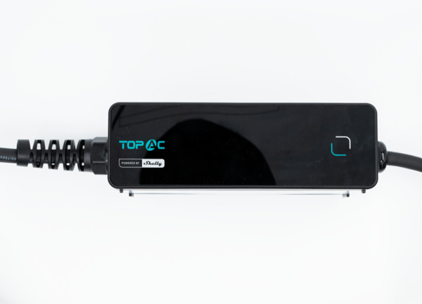 TopAC Portable EV Charger 11kW - Shelly-compatible electric vehicle charger for a high-power outlet
