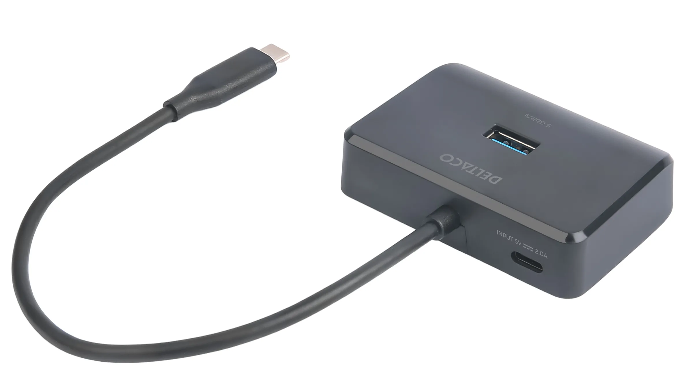 Deltaco 5 Gbps, 4x USB-A - USB-C hubi
