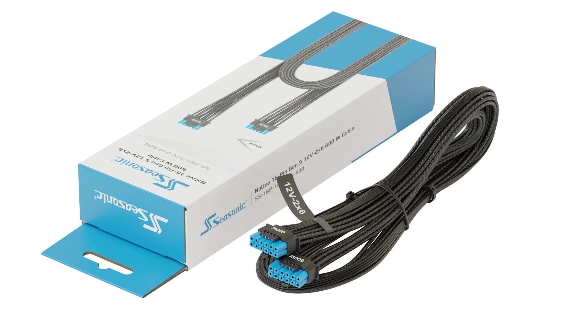 Seasonic SS-16P-12V 2x6-600, black