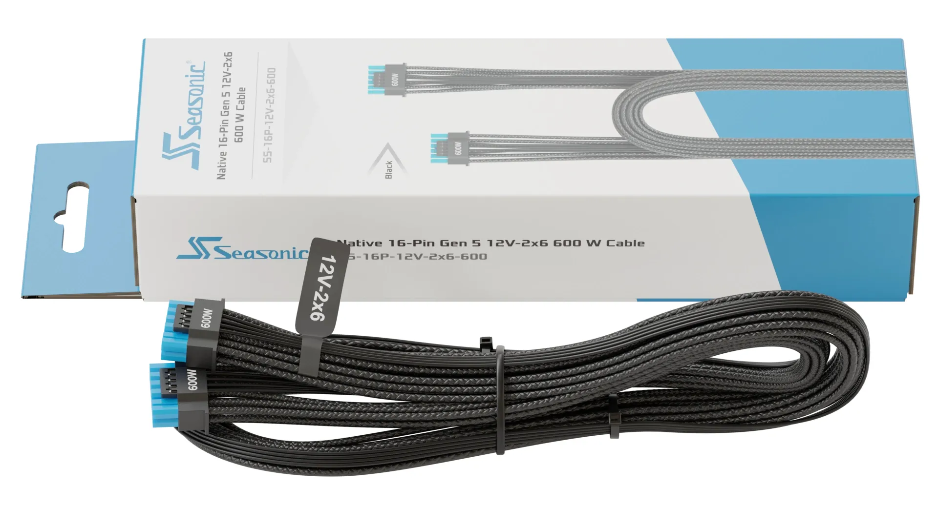 Seasonic SS-16P-12V 2x6-600, black