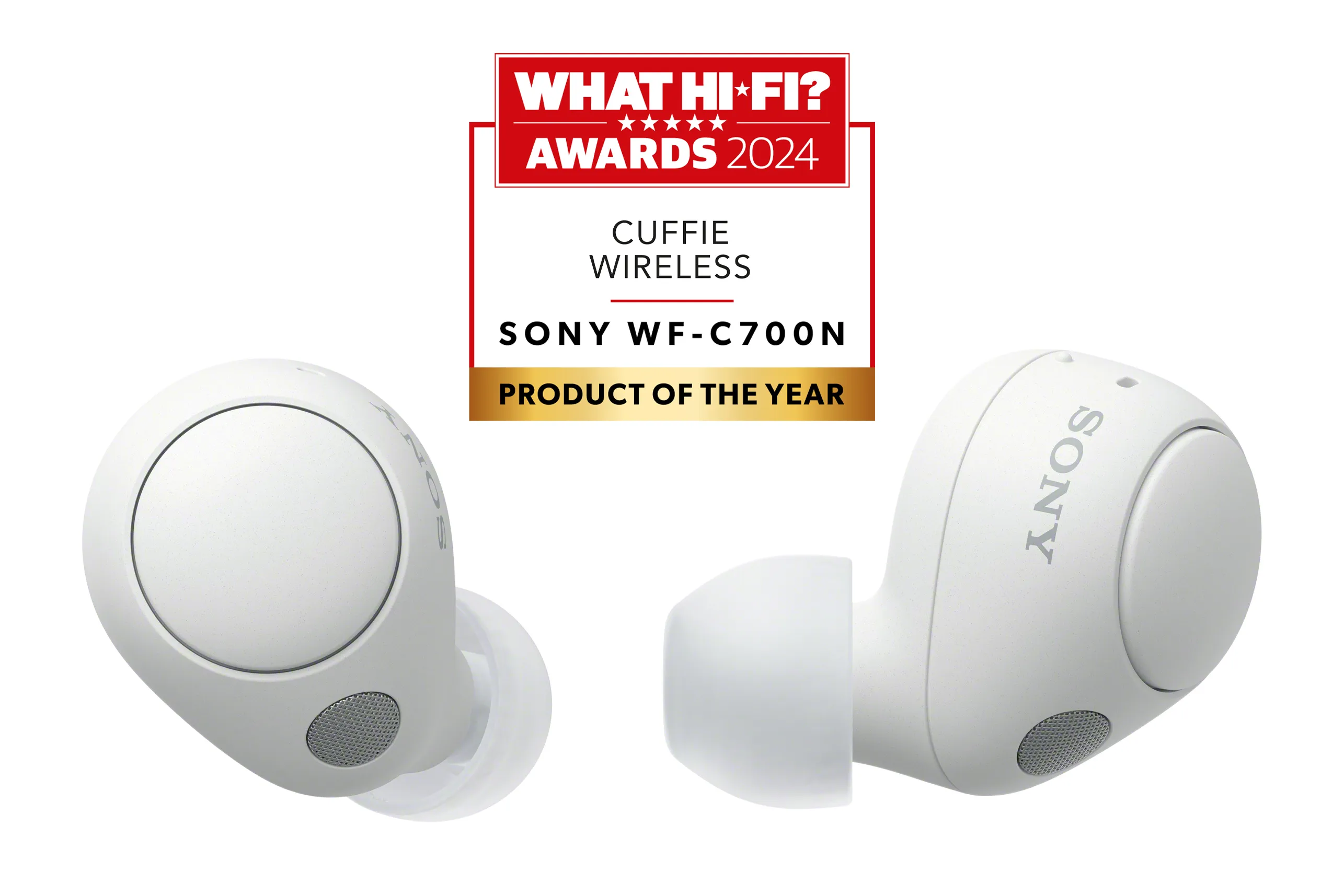 Sony WF-C700N - noise canceling in-ear headphones, white