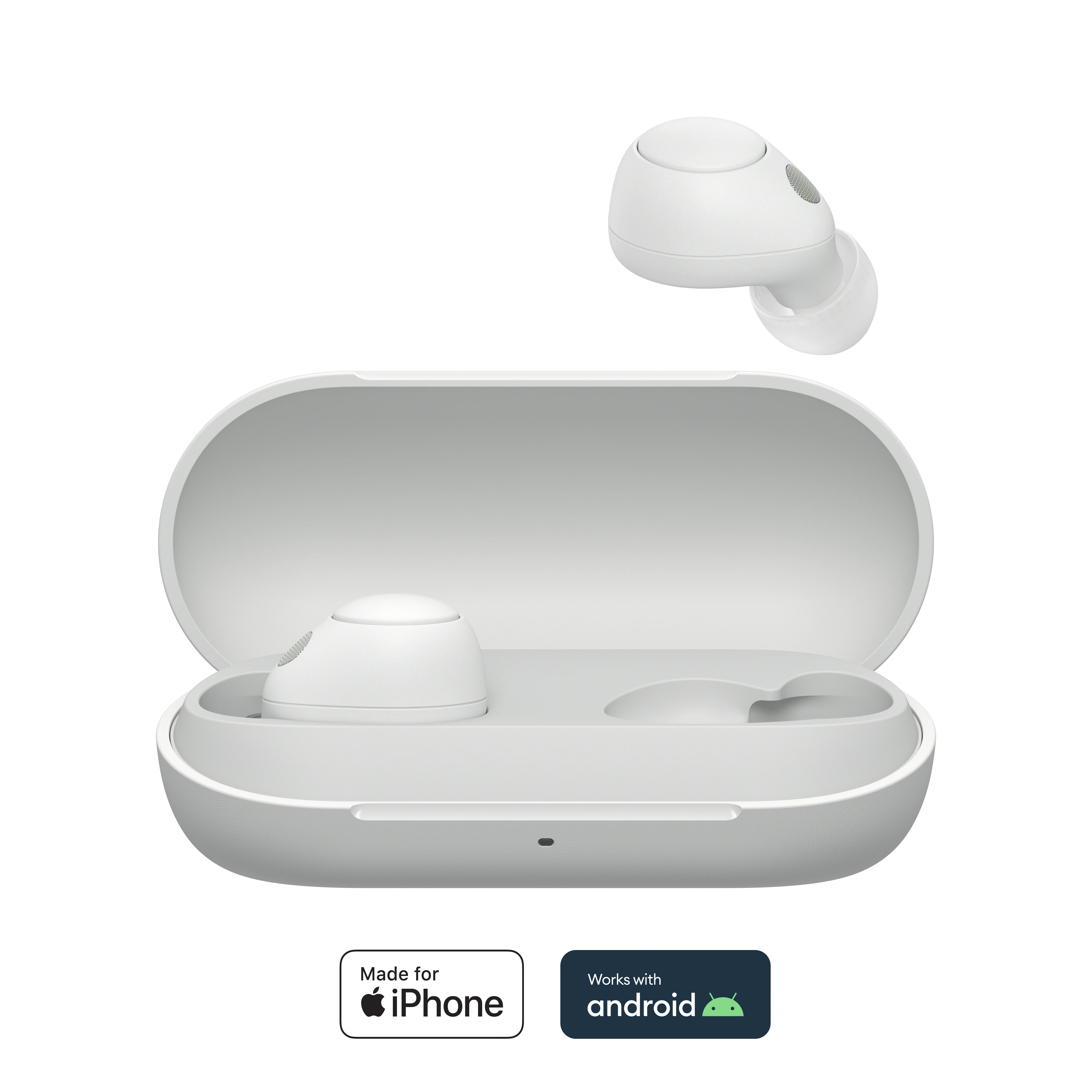 Sony WF-C700N - noise canceling in-ear headphones, white