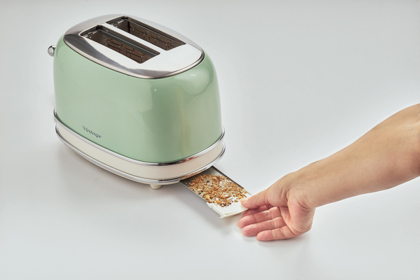 Ariete Vintage - toaster, 2 slices,  Green