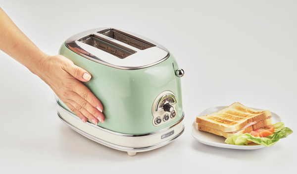 Ariete Vintage - toaster, 2 slices,  Green
