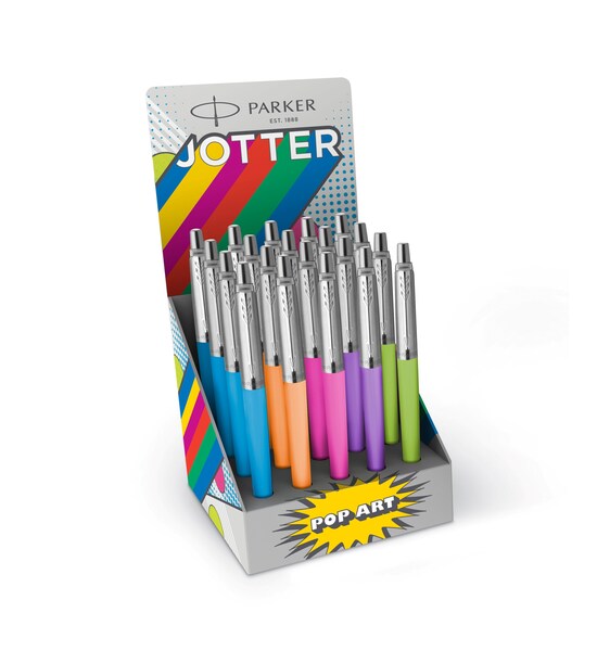 Jotter Originals 60's Pop Art Ballpen M Blue, 20 pcs Display