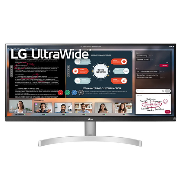 LG 29" 29WN600-W, 2560x1080px, IPS -n&auml;ytt&ouml;