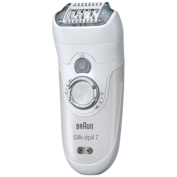 *BRAUN EPILAATTORI SILK-EPIL SE7681WD XPRESSIVE  Body &amp; Face System Wet &amp; Dry - Verkkovirta ja ladattava- K&auml;&auml;ntyv&auml; ajop&auml;&auml;- HairLift-j&auml;rjestelm&auml;- vesipest&auml;v&auml;. 5