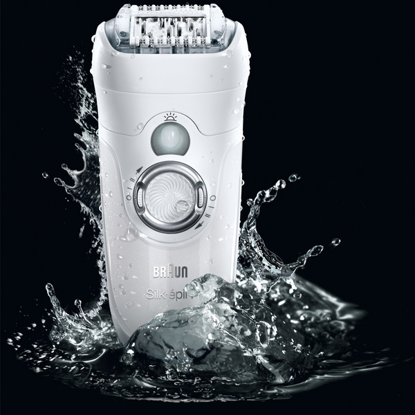 *BRAUN EPILAATTORI SILK-EPIL SE7681WD XPRESSIVE  Body &amp; Face System Wet &amp; Dry - Verkkovirta ja ladattava- K&auml;&auml;ntyv&auml; ajop&auml;&auml;- HairLift-j&auml;rjestelm&auml;- vesipest&auml;v&auml;. 5