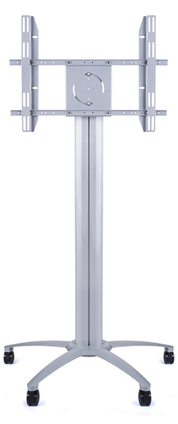 Multibrackets M Public Display Stand 210 Single - Teline tuotteelle LCD-n&auml;ytt&ouml; - alumiini - hopea -n&auml;yt&ouml;n koko: 40"-63" -kiinnitysliit&auml;nt&auml;: up to 800 x 500 mm -