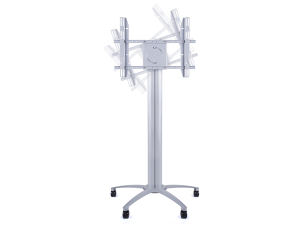 Multibrackets M Public Display Stand 210 Single - Teline tuotteelle LCD-n&auml;ytt&ouml; - alumiini - hopea -n&auml;yt&ouml;n koko: 40"-63" -kiinnitysliit&auml;nt&auml;: up to 800 x 500 mm -