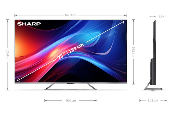 Sharp 75GP7265E 75&quot; 4K LED Google TV