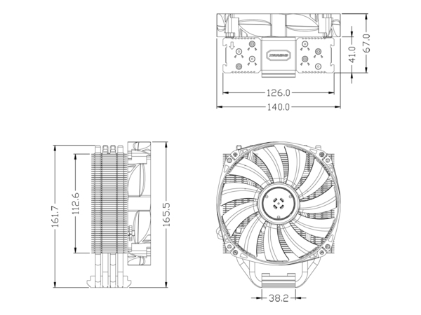 K&uuml;hler ETS-T40F-RF Winglet PWM