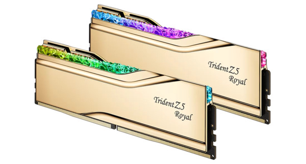 G.Skill Trident Z5 Royal. 32GB (2x16GB) DDR5 6400MHz RGB Gold CL30 - memory