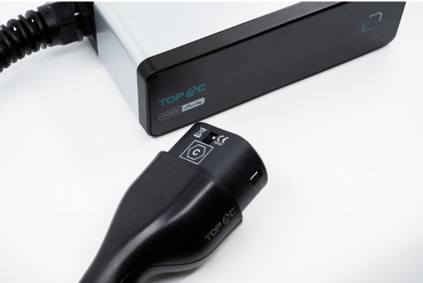 TopAC Portable EV charger 11kW - Shelly-yhteensopiva s&auml;hk&ouml;auton laturi voimavirtapistorasiaan