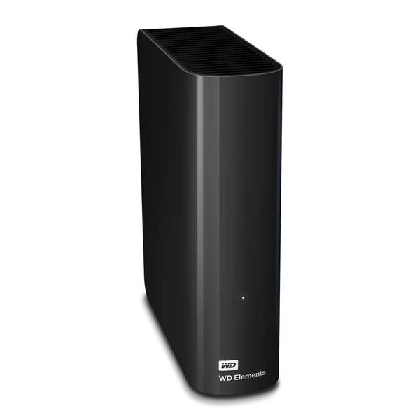 WD Elements Desktop 24TB USB 3.0 HDD for plug-and-play storage