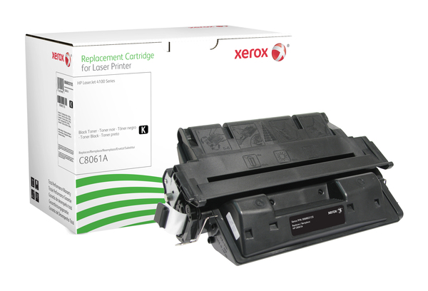 Xerox - Musta - v&auml;riainekasetti (vastaavuus: HP C8061A) malleihin HP LaserJet 4100, 4101, LaserJet Enterprise Flow MFP M830