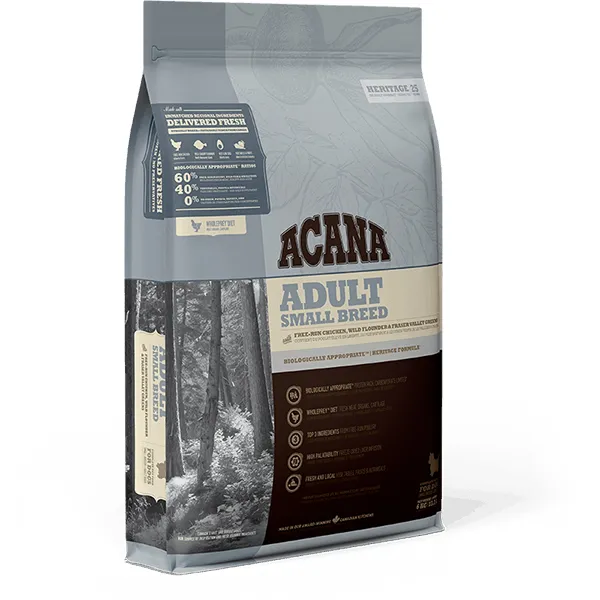 Acana Heritage Adult Small Breed, Dry food for dogs, 2kg