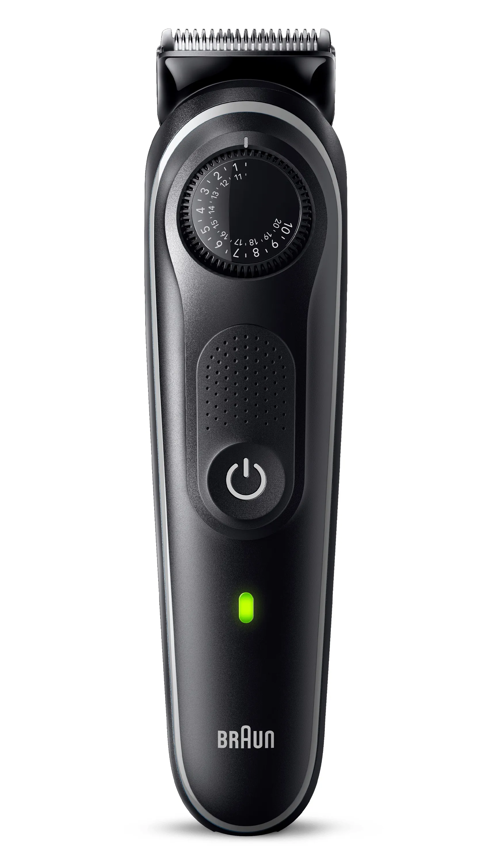Braun BeardTrimmer 5 märkä- ja kuiva-ajoon -partatrimmeri, musta