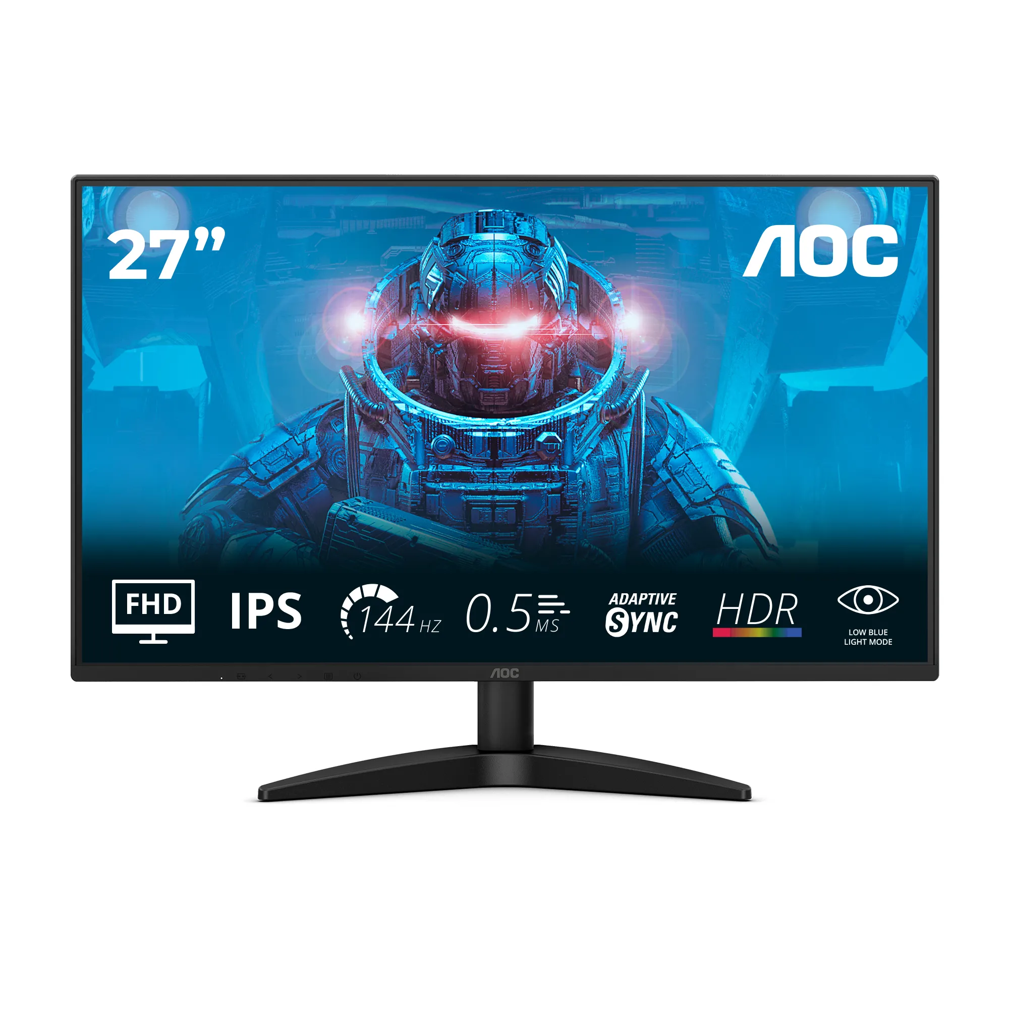 AOC 27B36X 27" Full HD, IPS, 144Hz, HDR10 -pelin&auml;ytt&ouml;