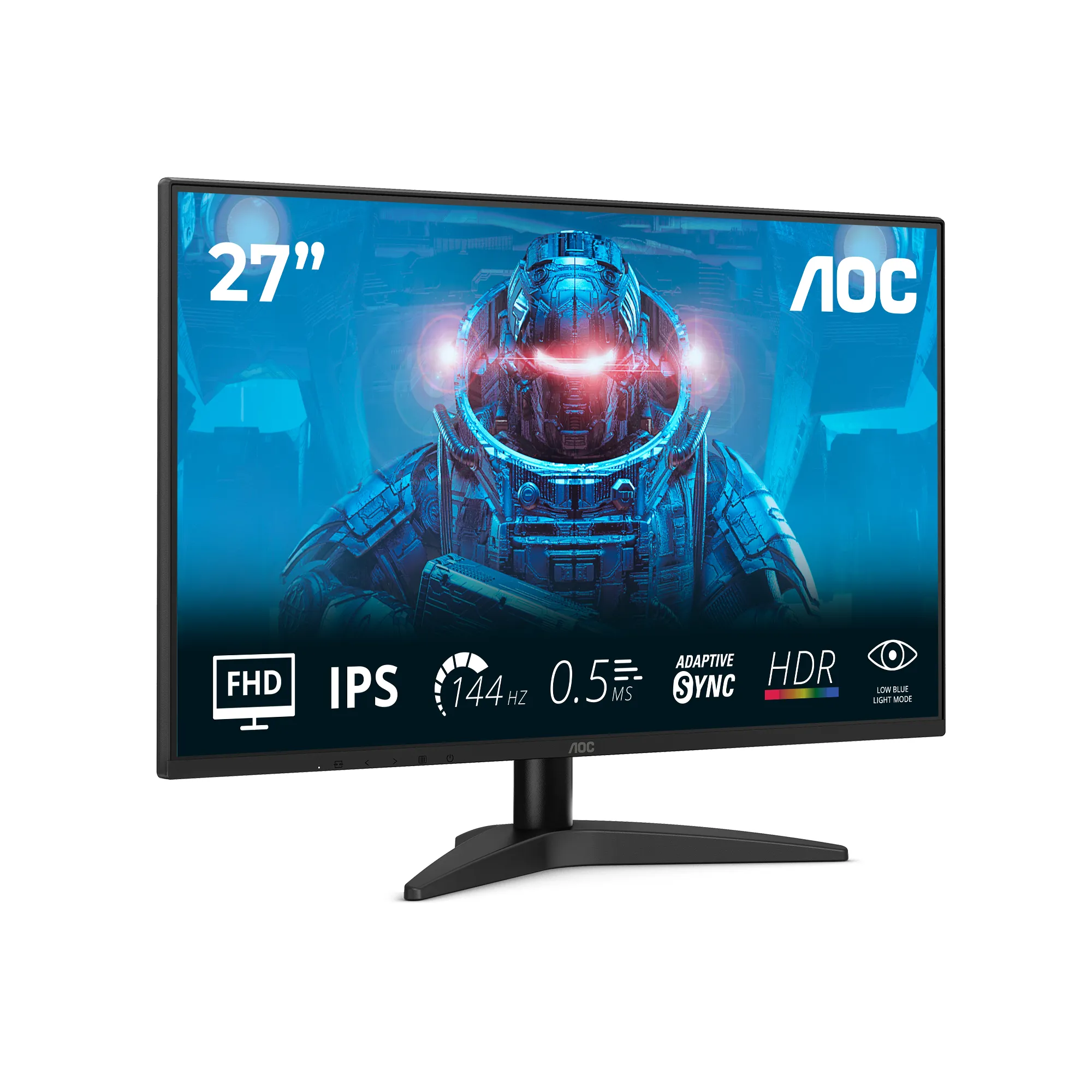 AOC 27B36X 27" Full HD, IPS, 144Hz, HDR10 -pelin&auml;ytt&ouml;