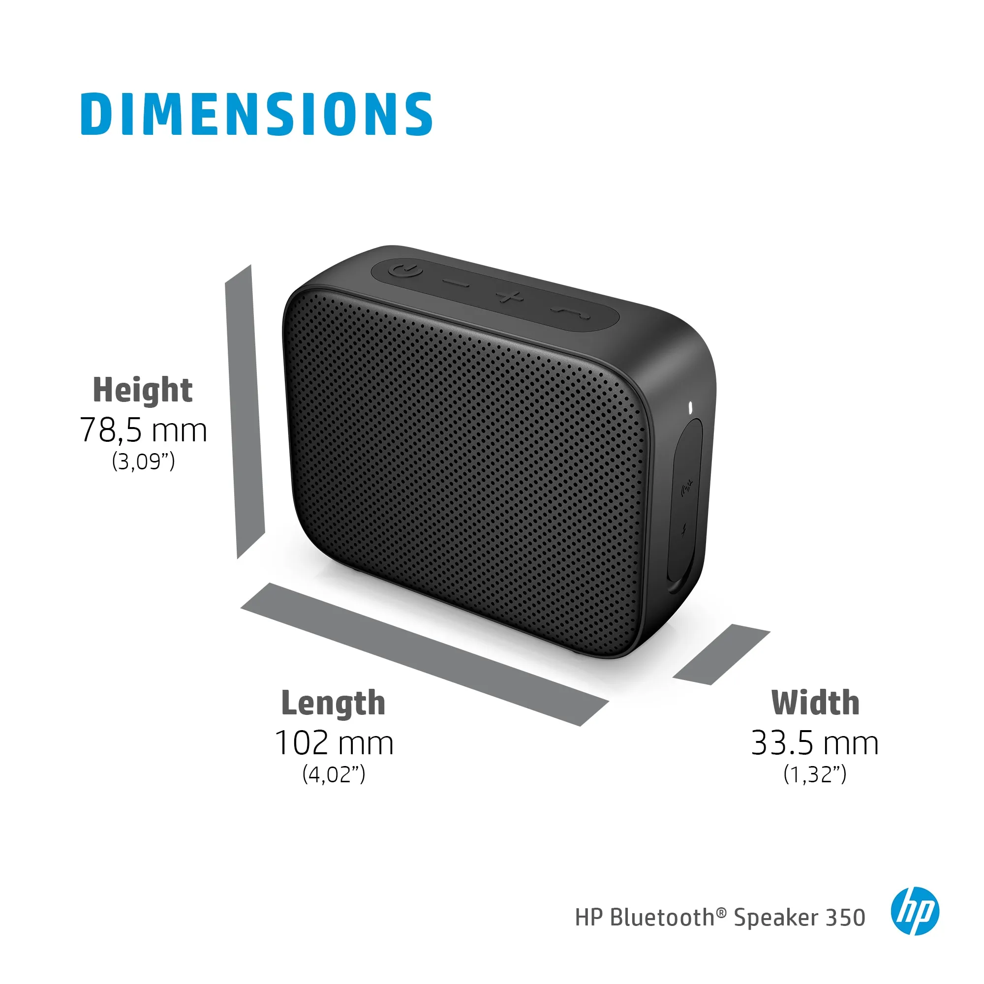 HP Simba Slvr BT Speaker EURO