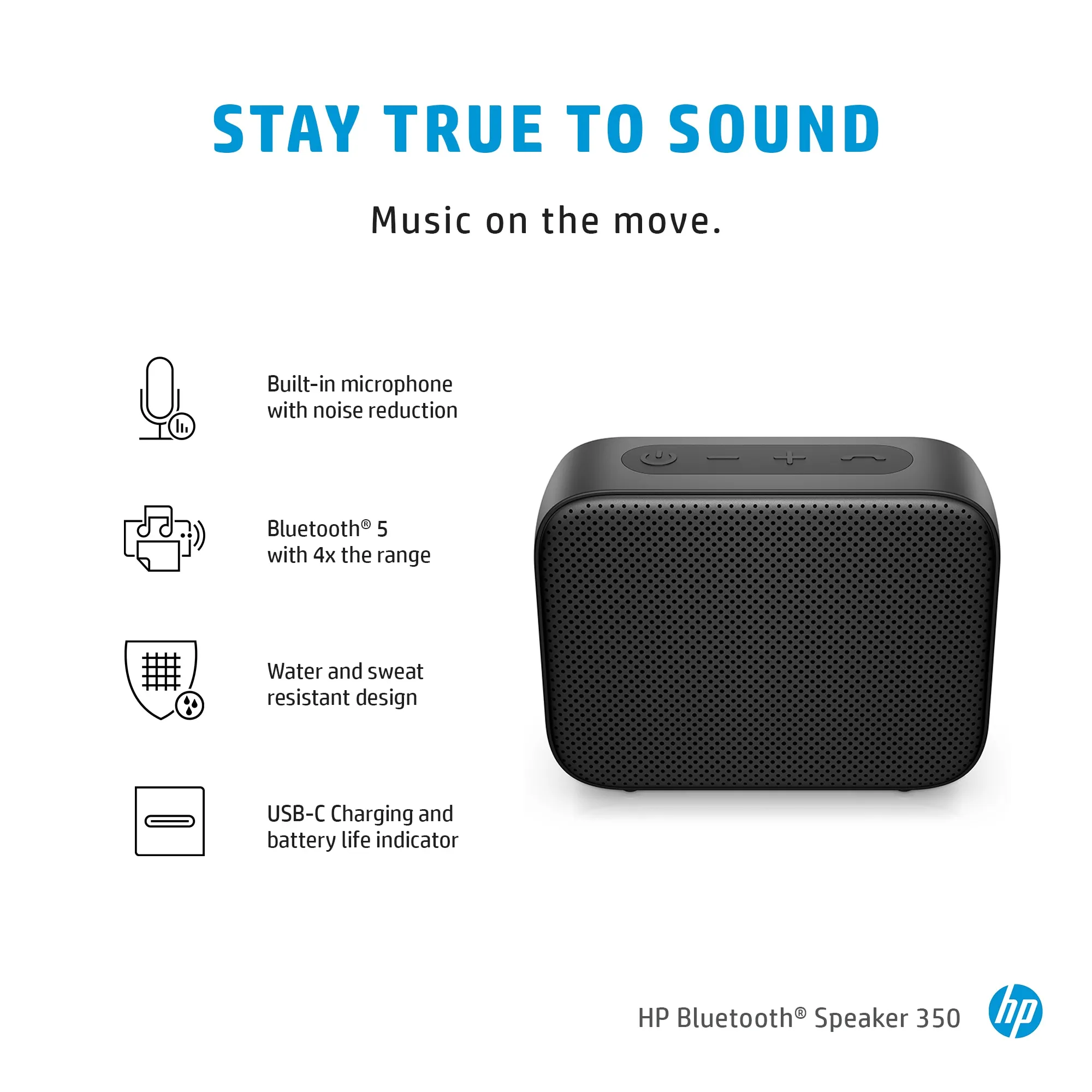 HP Simba Slvr BT Speaker EURO