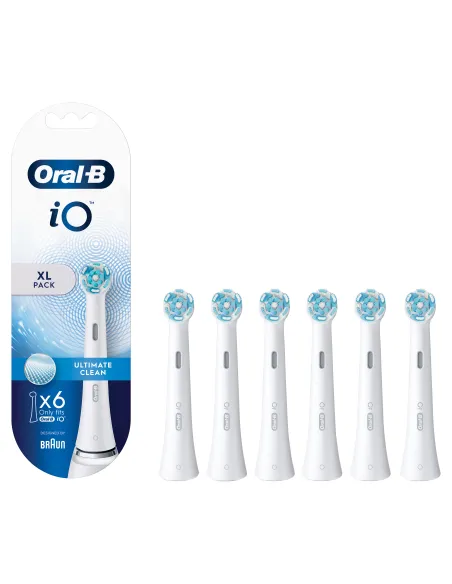 Oral-B iO Series Ultimate Clean -vaihtoharja, valkoinen, 6kpl
