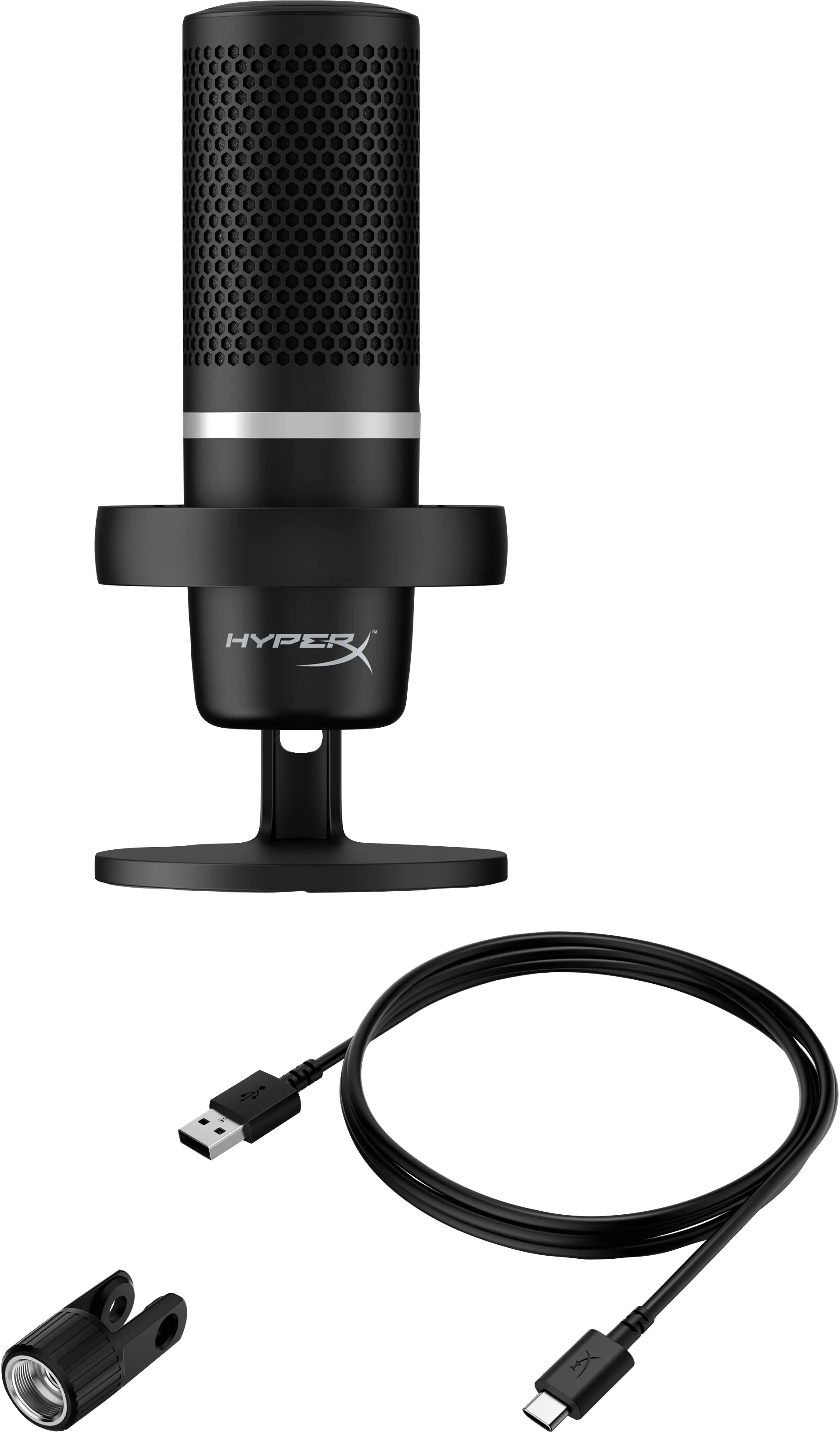 HyperX DuoCast  USB - microphone, black