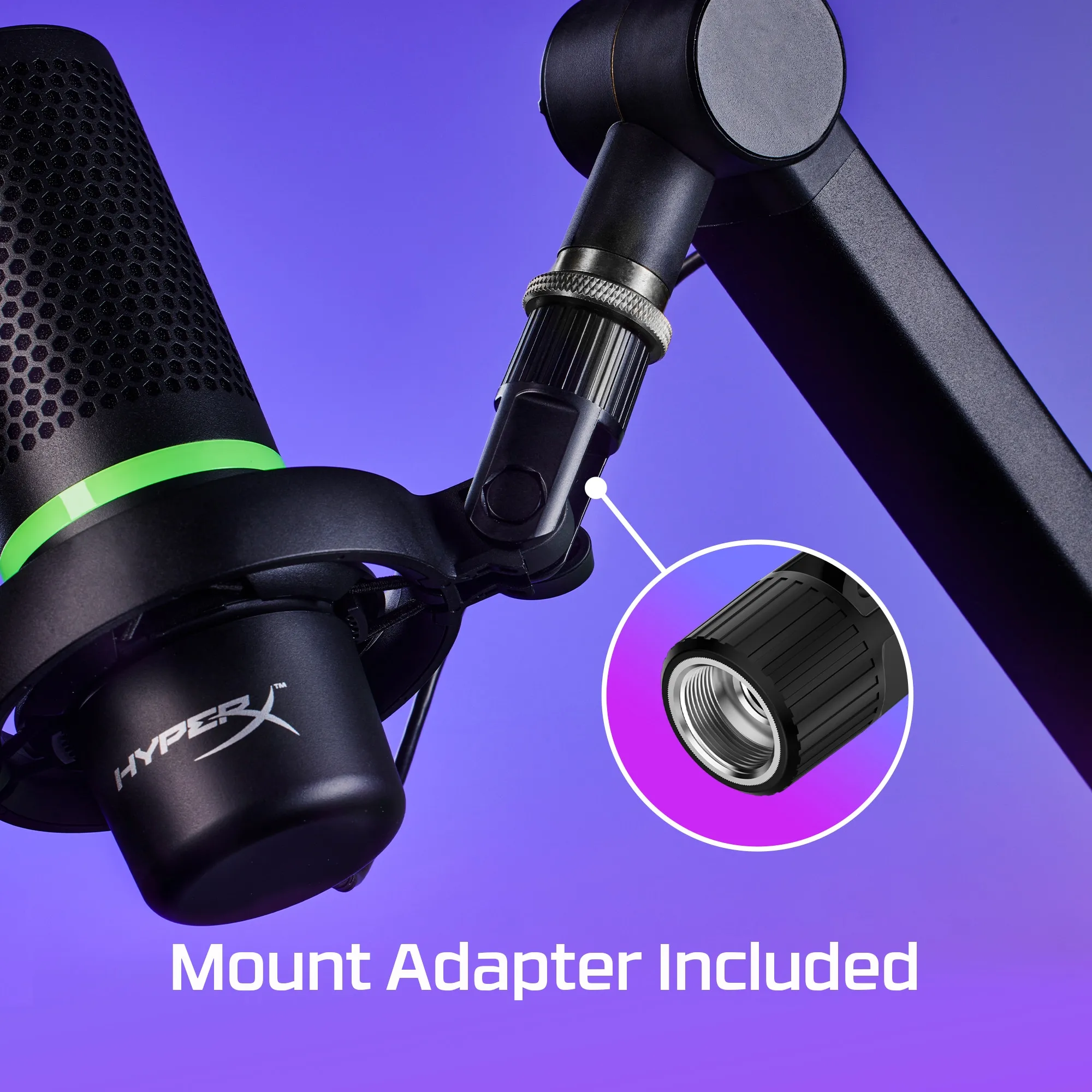 HyperX DuoCast  USB - microphone, black