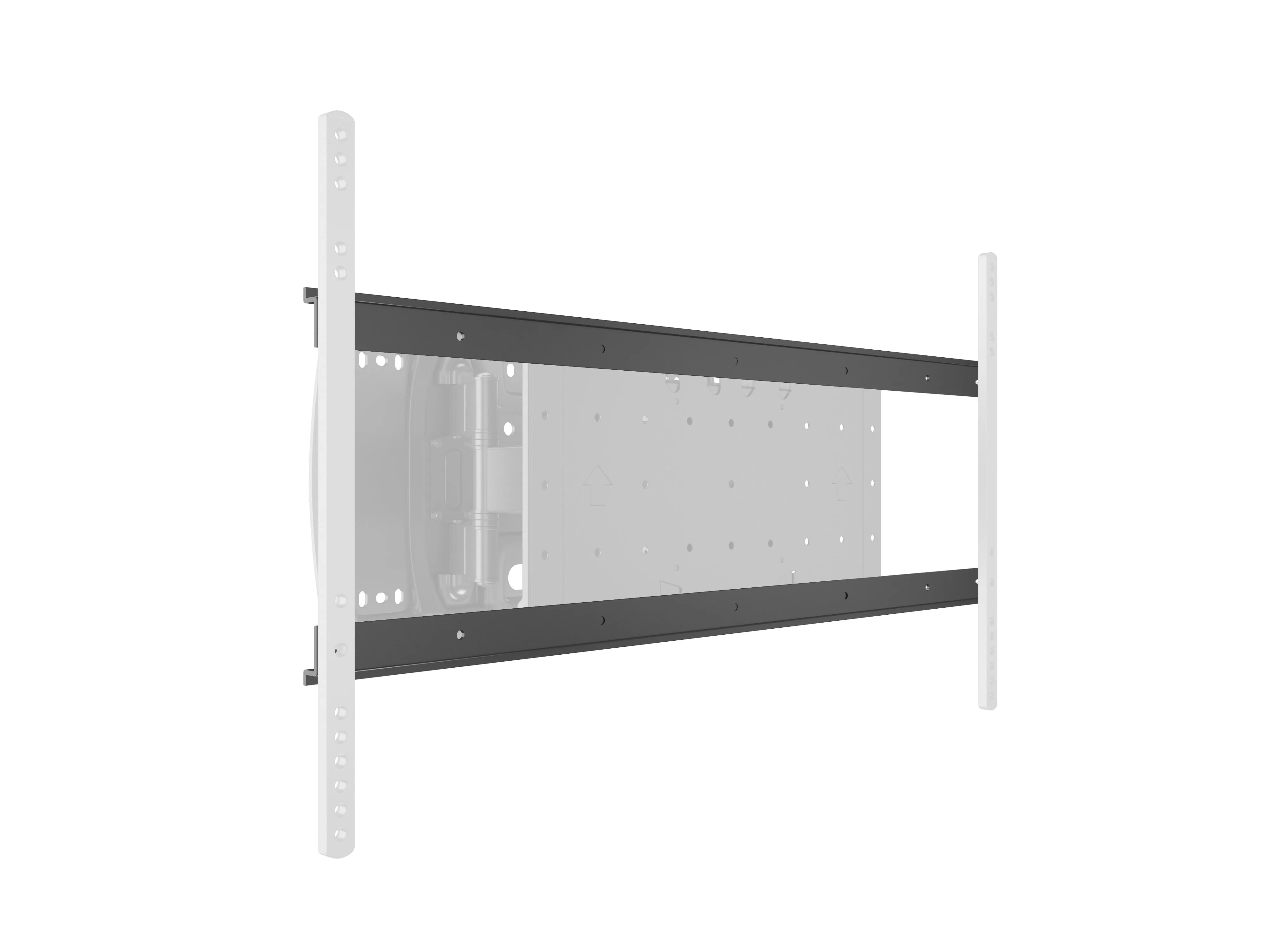 Multibrackets M Extender Kit Tilt &amp; Turn - Asennuskomponentti (jatkotelineet) tuotteelle LCD nestekiden&auml;ytt&ouml; / plasma TV - musta -n&auml;yt&ouml;n koko: 40&quot;-63&quot; - sein&auml;ll