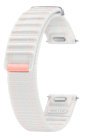 Samsung Galaxy Watch Fabric Band -ranneke, Watch 4 / 5 / 6 / 7, pinkki/ valkoinen