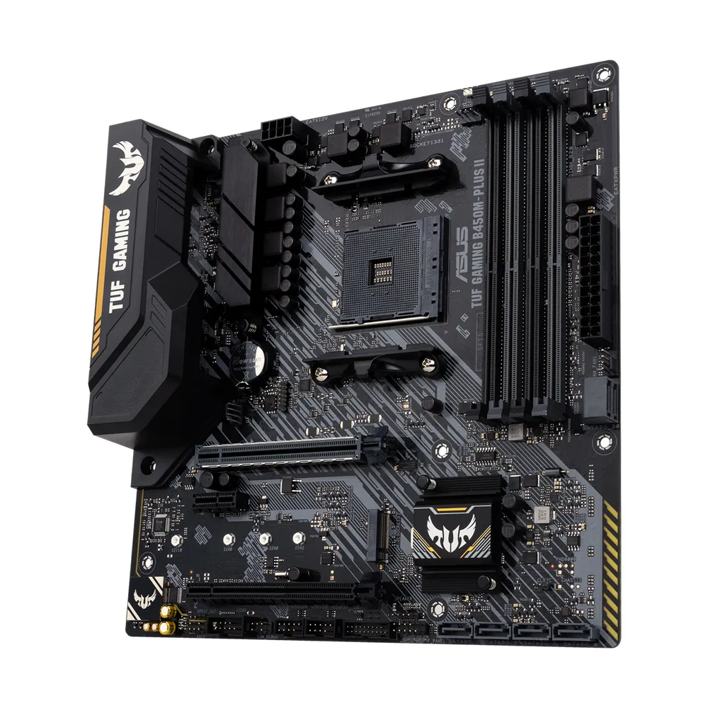 Asus TUF B450M-Plus II Gaming mATX - moderkort