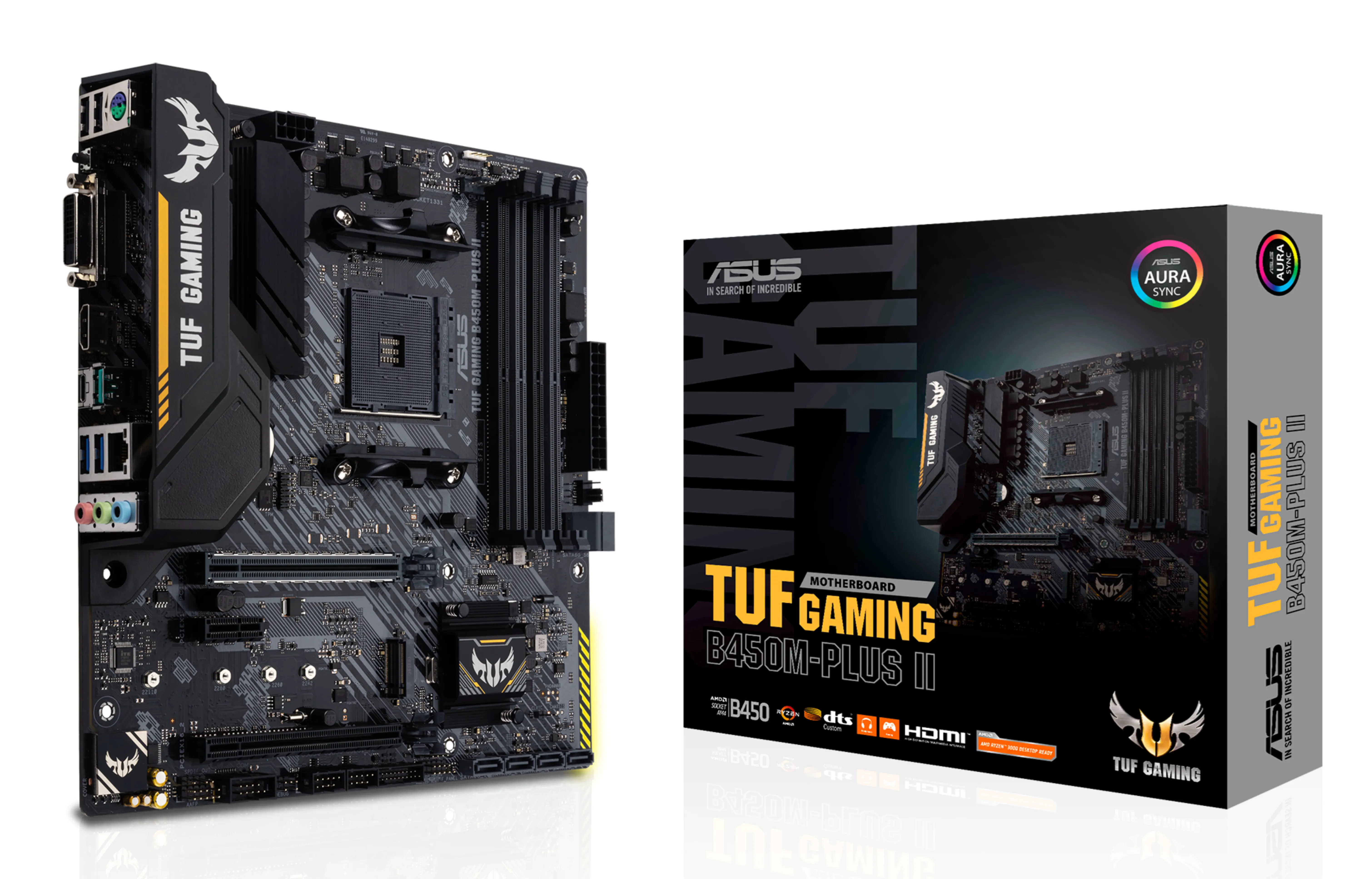 Asus TUF B450M-Plus II Gaming mATX - moderkort