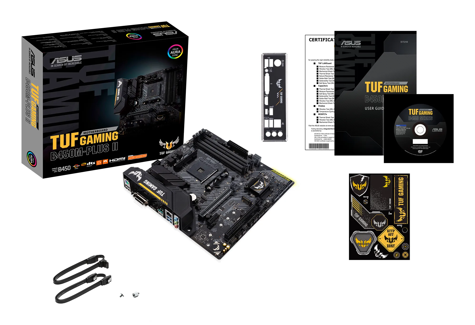 Asus TUF B450M-Plus II Gaming mATX - moderkort