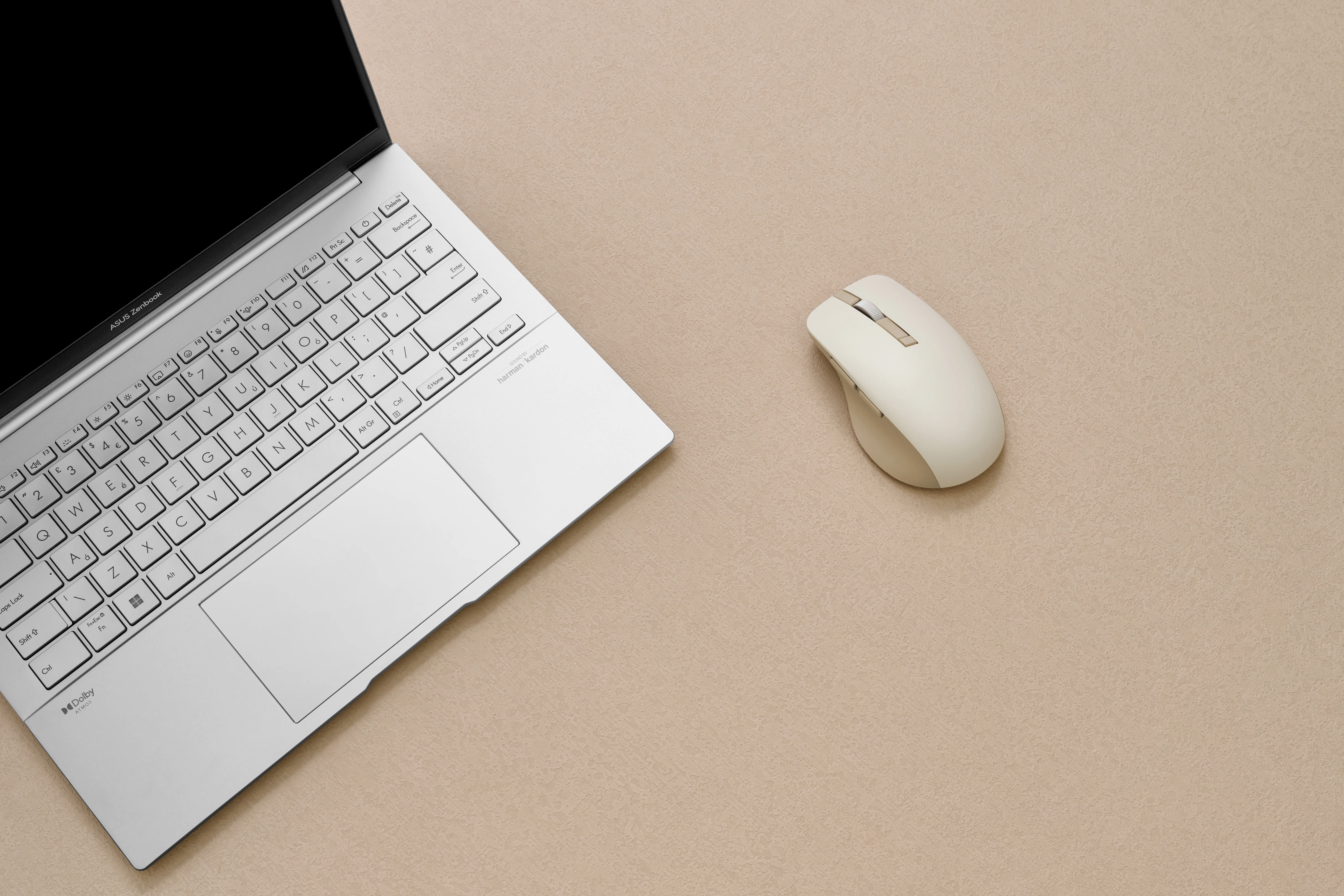 ASUS SmartO MD200 Silent Plus tr&aring;dl&ouml;s mus, beige