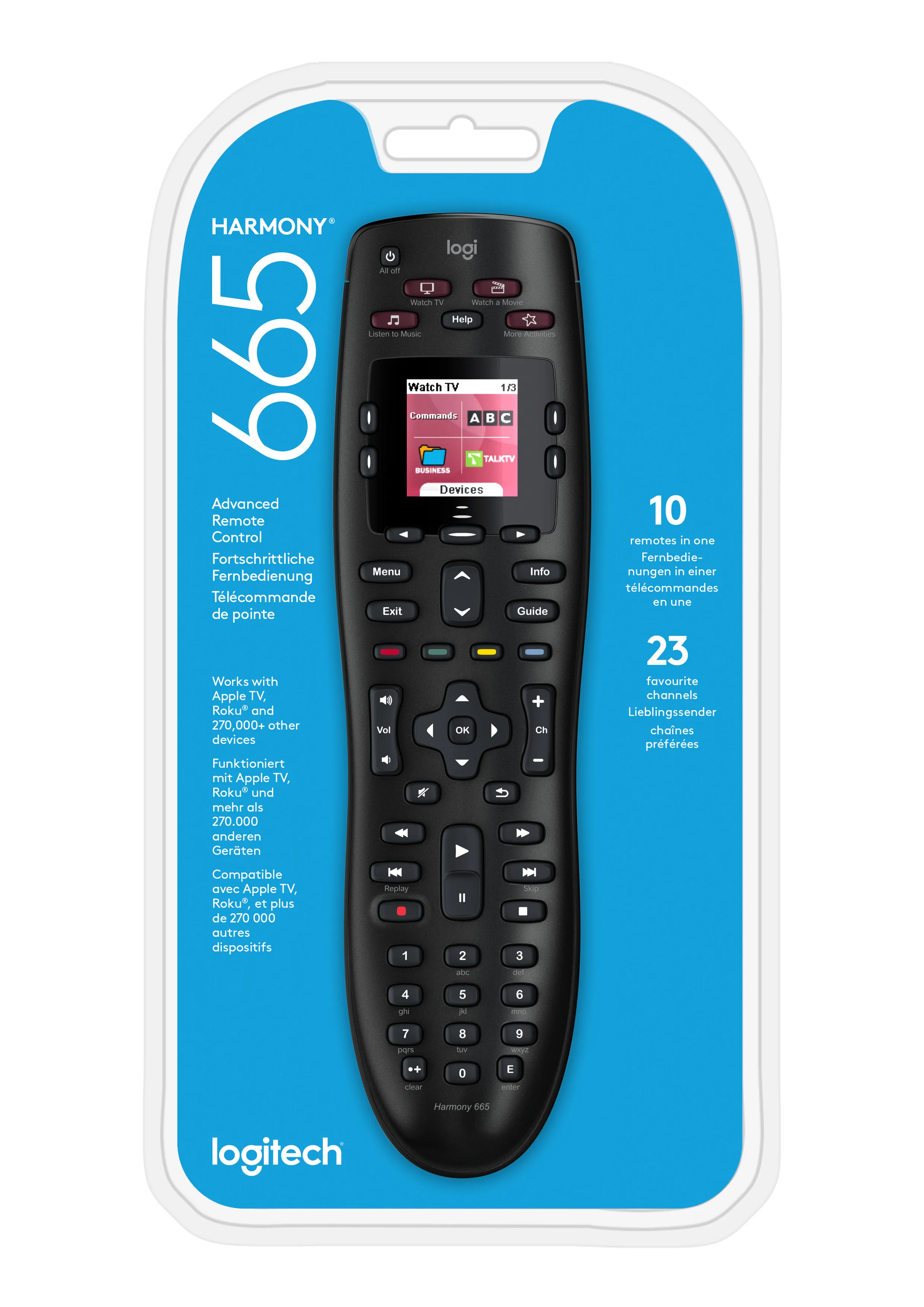 Harmony 665 Adv Remote Control