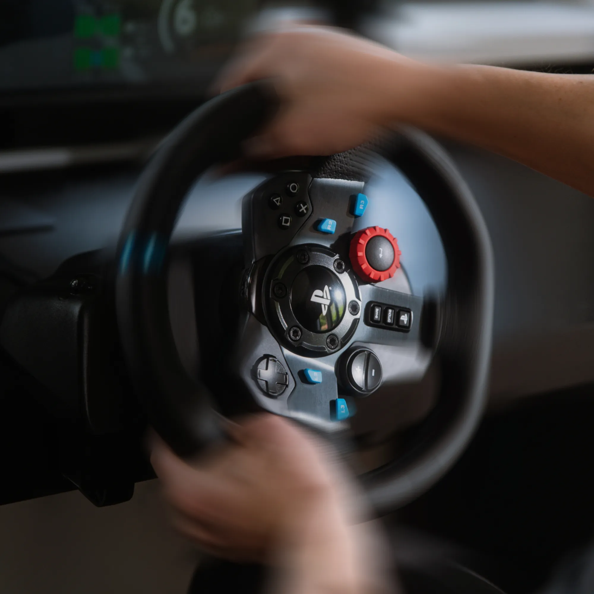 Logitech G29 Driving Force Racing Wheel - PlayStation 3/4/5 and PC - USB