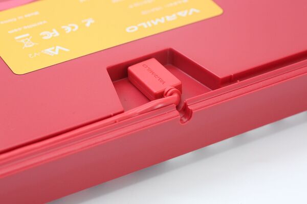 Varmilo VEA88 Koi V2 TKL MX Silent Red - gaming keyboard, red/white