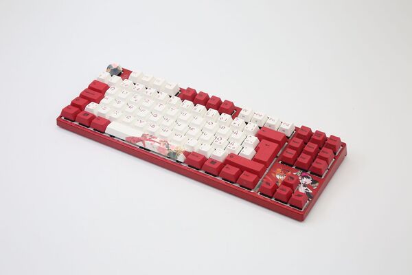 Varmilo VEA88 Koi V2 TKL MX Silent Red - speltangentbord, r&ouml;d/vit
