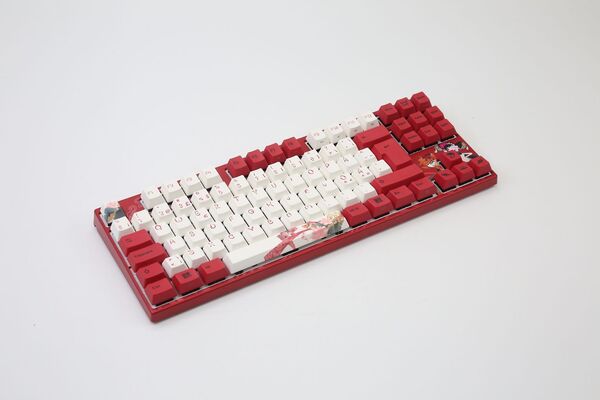 Varmilo VEA88 Koi V2 TKL MX Silent Red - speltangentbord, r&ouml;d/vit