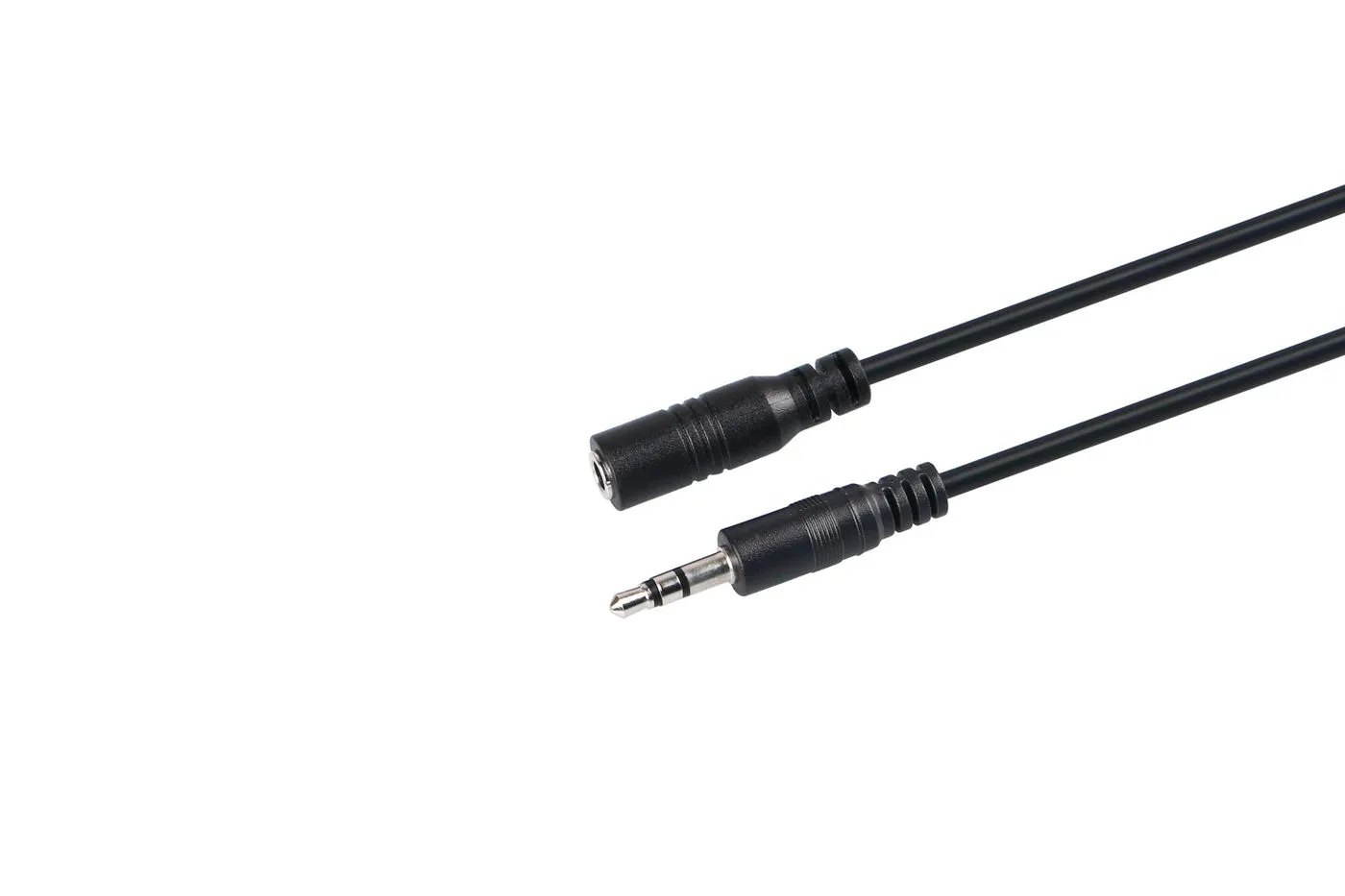MicroConnect AUDLR15 3,5 mm audio f&ouml;rl&auml;ngningskabel, 15 m, svart