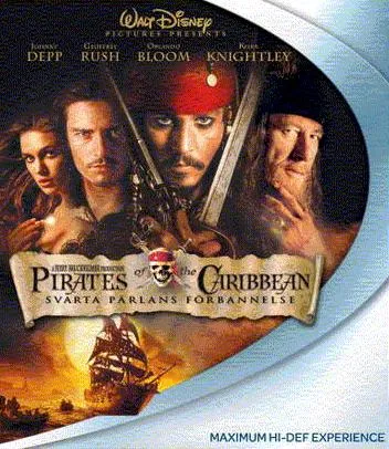 PIRATES OF THE CARIBBEAN 1 - MUSTAN HELMEN KIROUS