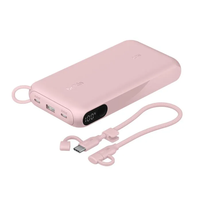 20k PD20W Pwr Bank w Display Pink