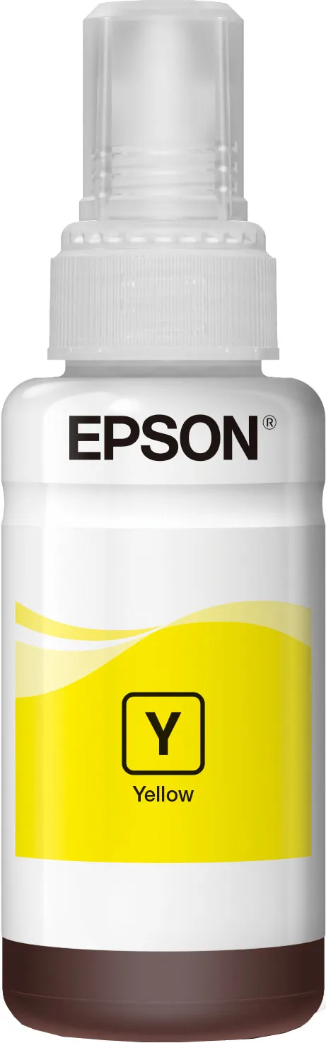 Epson 664 EcoTank -mustepullo, 70 ml, keltainen